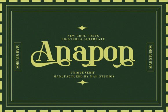 Anapon: The Modern Serif Font for Handmade Brands