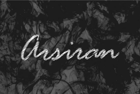 Arsiran: A Chalky Script Font