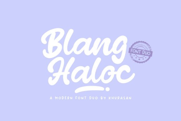 Blang Haloc Duo: The Ultimate Script Font for Designers