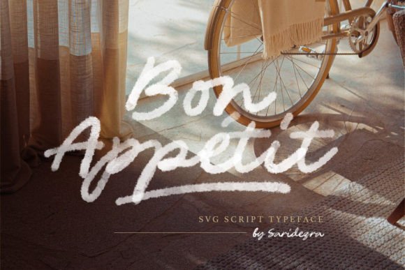 Bon Appetit Font for Creative Makers