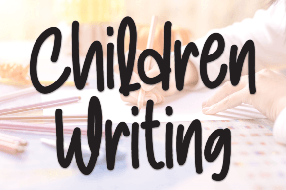 Children Writing Font Review