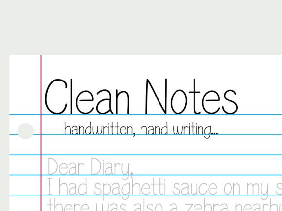 Clean Notes Font for Elegant Branding