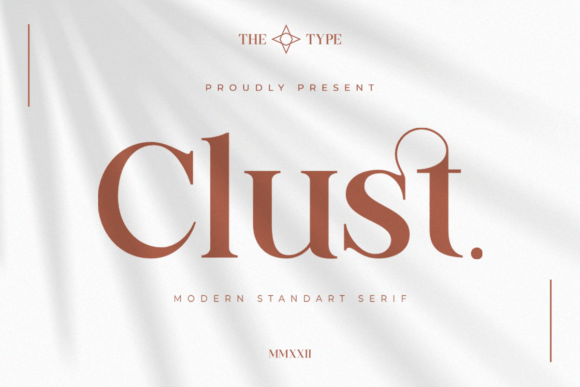 Clust: The Modern Serif Font for Editorial Elegance