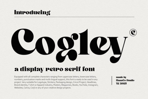 Cogley Font for Professional Branding