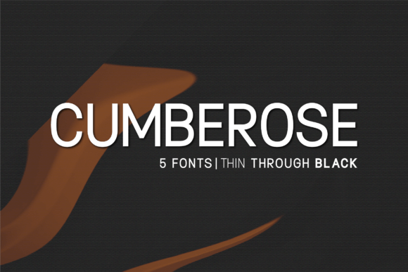 Cumberose: A Modern Sans Serif for Elegant Design