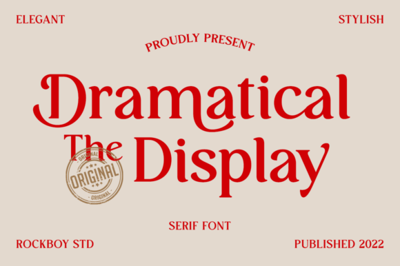 Dramatical the Display Font Review