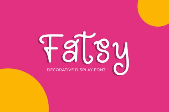 Fatsy Font: Playful Typography for Designers
