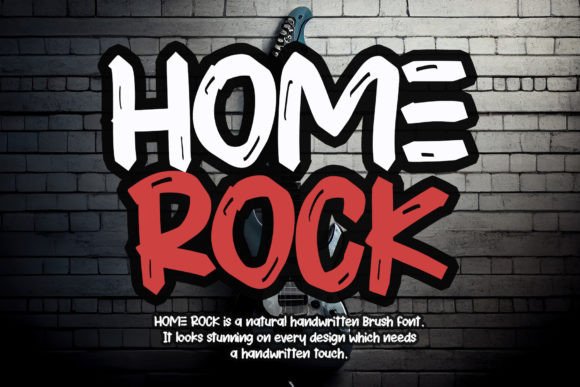 Home Rock Font for Creative Campaigns