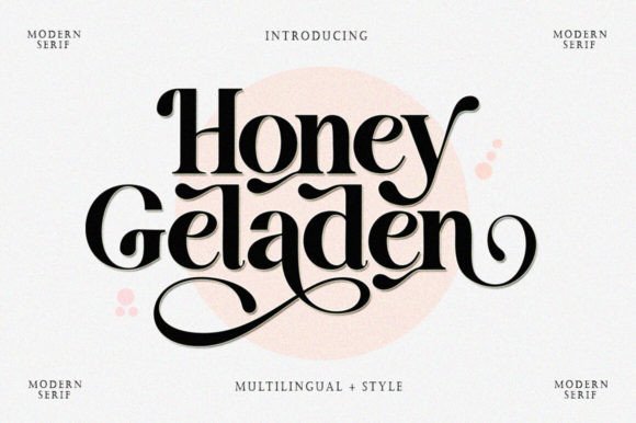 Honey Geladen Font for Creative Brands