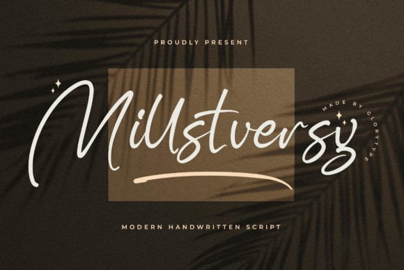 Millstversy Font for Creative Makers