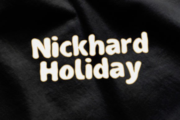 Nickhard Holiday Font for Business Branding