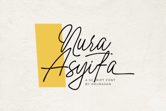Nura Asyifa Font for Creative Projects