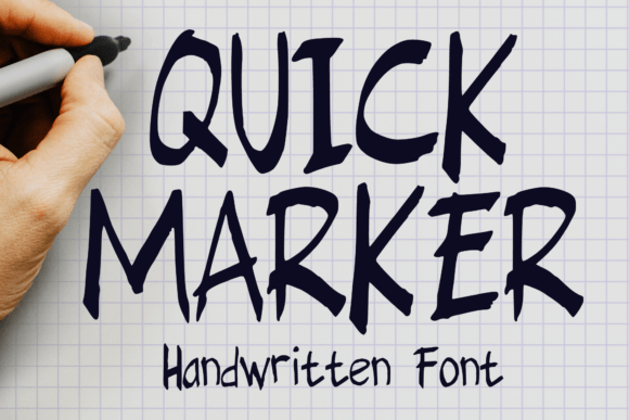 Quick Marker Font for Creative Campaigns