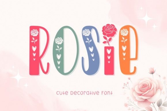 Rosie Font: Cute Decorative Style