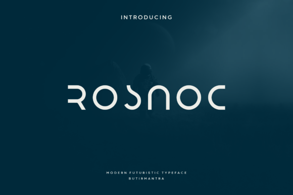 Rosnoc: A Futuristic Font for Modern Design