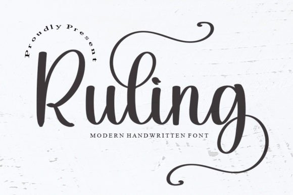 Ruling Font: The Handwritten Typeface for Clear Campaigns