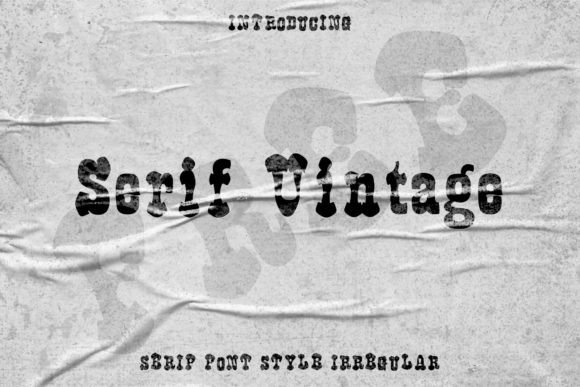 Serif Vintage: A Distinctive Typeface for Makers