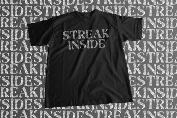 Streak Inside Font Review