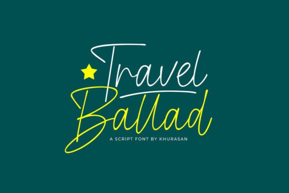 Travel Ballad Font for Creative Campaigns