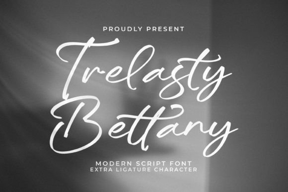 Trelasty Bettany Font for Creative Makers