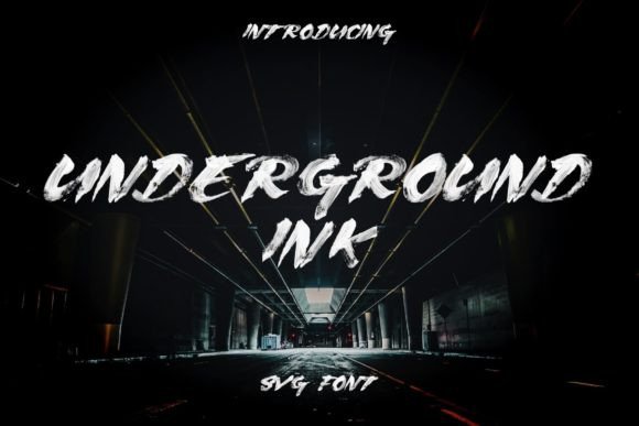 Underground Ink Font for Bold Branding
