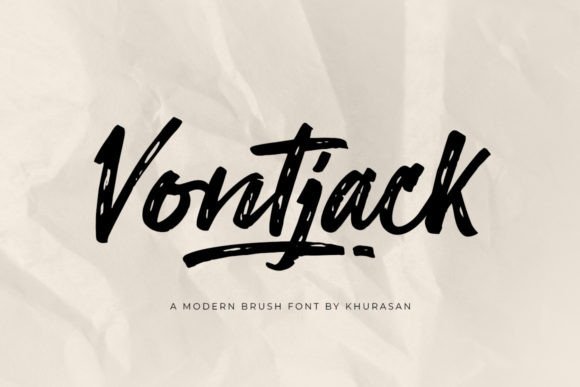 Vontjack: A Modern Brush Font for Business Branding