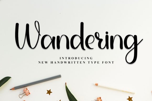 Wandering Font Review: Elegant Script for Branding